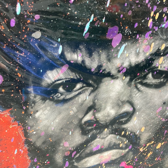 Abstract Portrait Ice Cube Art Print/Poster - Picture 3 of 3